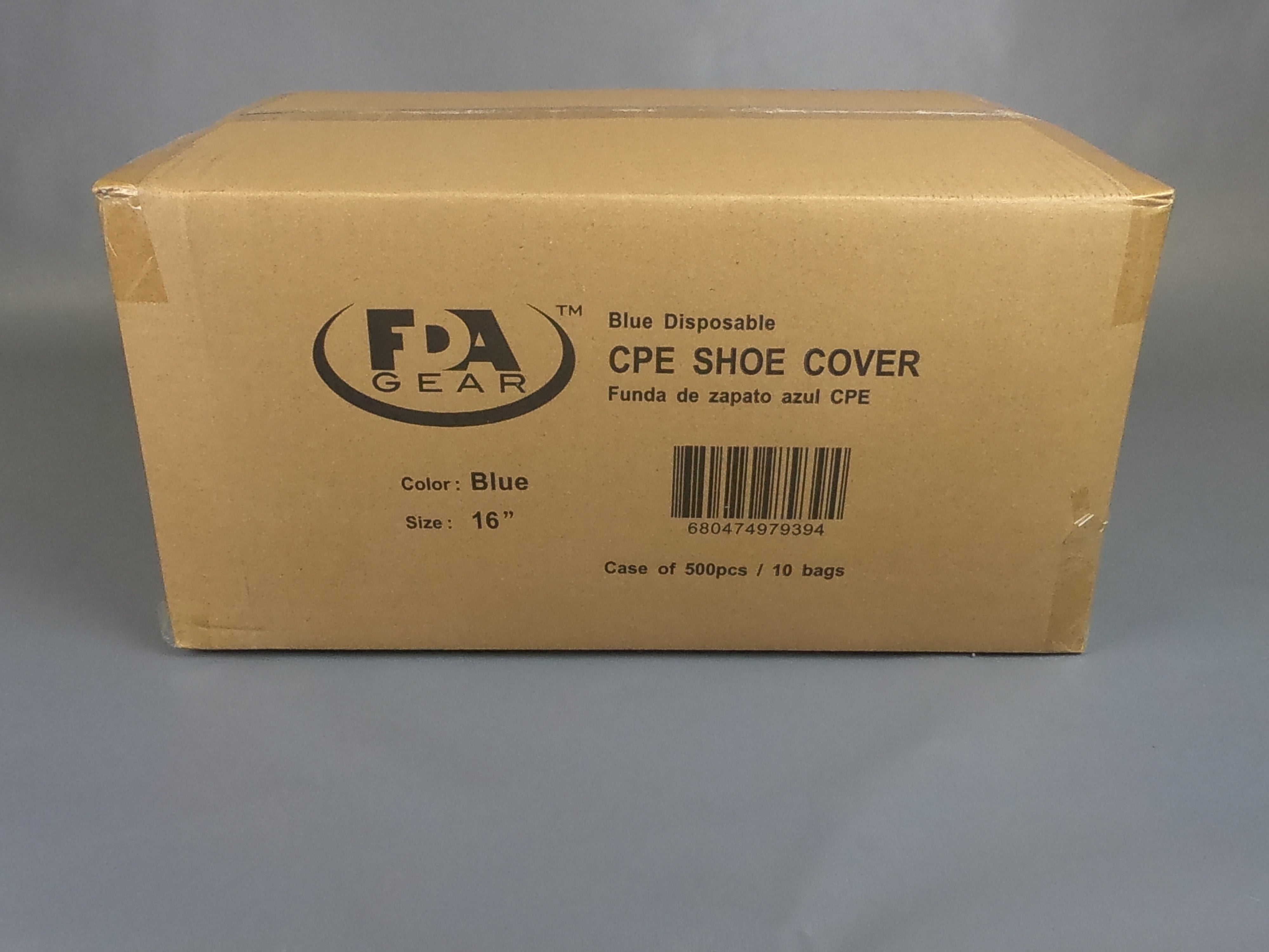 CPE Blue Shoe Covers 16"   500pcs/ Case