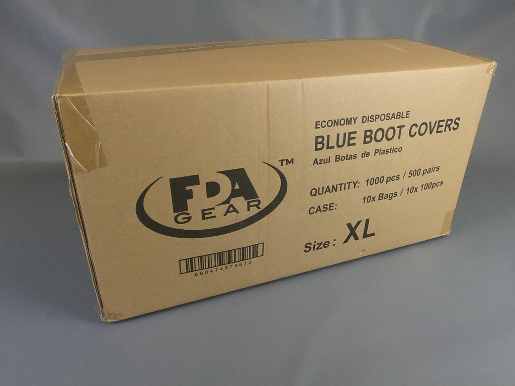 PE Boot Cover  XL / Blue   1000pcs / Case
