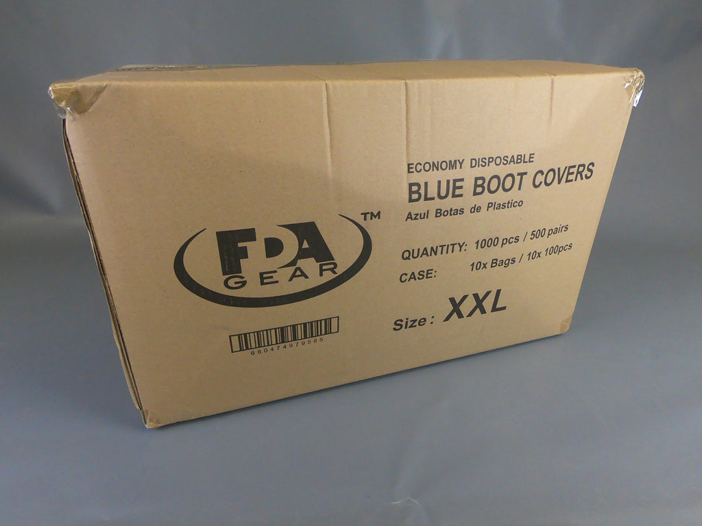 PE Boot Cover  XXL / Blue   1000pcs / case