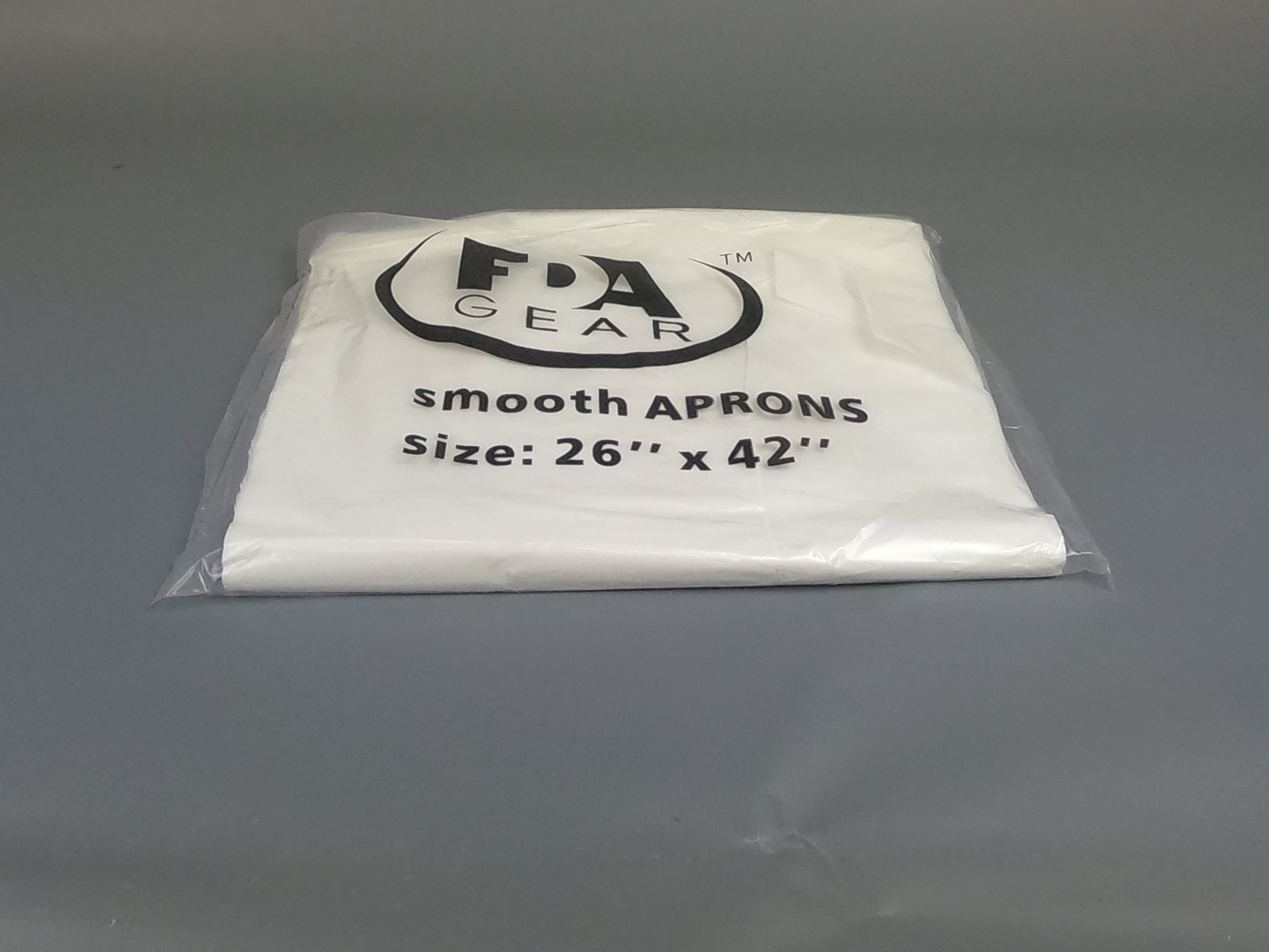 PE White Apron 42"  1000pcs /Case