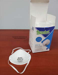 N95 - Cups style  6115L   Box of 20pcs
