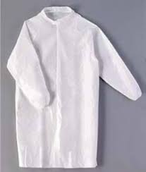 Lab Coats, White, w/ Velcro Buttons   Case of 100pcs